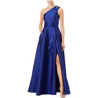 Adrianna Papell Faille Drape Gown - Royal Blue