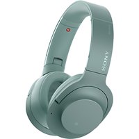 Sony WH-H900N H.ear On 2 Wireless Bluetooth NFC Over-Ear Headphones With Noise Cancellation - Green