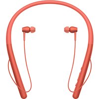 Sony WI-H700 H.ear In 2 Wireless Bluetooth High Resolution In-Ear Headphones With NFC One-Touch & Neckband - Twilight Red