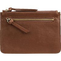 Gerard Darel Small Pocket Leather Pouch - Camel