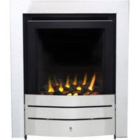 Ignite Maine Chrome Effect Manual Control Inset Gas Fire - 0634158542268