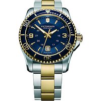 Victorinox Men's Maverick Date Bracelet Strap Watch - Multi/Blue