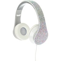 Sparkling Silver Portable Headphones