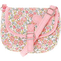Pink Floral Crossbody Bag