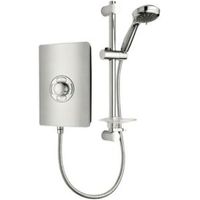 Triton Collections 8.5kW Electric Shower Brushed Steel Effect - 5012663151093