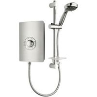 Triton Collections 9.5kW Electric Shower Brushed Steel Effect - 5012663151192