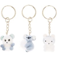 BFF Koala, Cat & Panda Key Rings