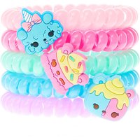 Num Noms Pastel Coloured Coiled Hair Ties