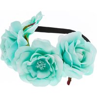 Oversized Mint Green Flower Headwrap