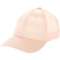 Pink Blush Satin Baseball Cap