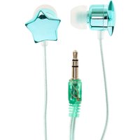 Turquoise Star Earbuds