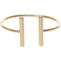 Gold Open Bar Cuff Bracelet
