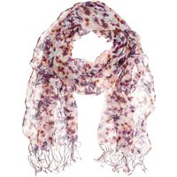 Icing Floral And Tassel Scarf
