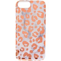 Rose Gold Leopard And Marble Protective Phone Case