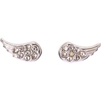 925 Sterling Silver Angel Wings Earrings