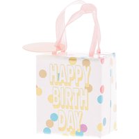 Polka Dot Happy Birthday Small Gift Box