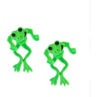 Front And Back Frog Earrings