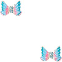Pastel Butterfly Front And Back Earrings