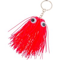 Pink Googly Eye Stringy Monster Keychain
