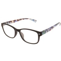 Blue Floral Geek Glasses