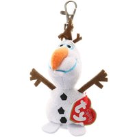 TY Sparkle Laughing Disney Frozen Olaf Keyring Clip