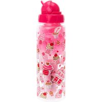 Pink Cup Cake Water Bottle Gift Set