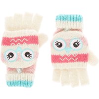 Kids Knit Owl Convertible Mittens