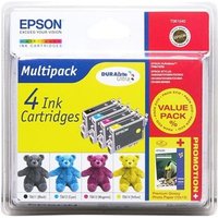 EPSON Teddybear T0615 Cyan, Magenta, Yellow & Black Ink Cartridges - Multipack, Cyan