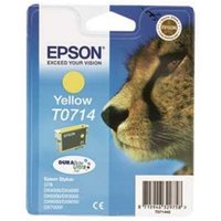 EPSON Cheetah T0714 Yellow Ink Cartridge, Yellow