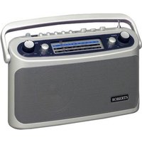 ROBERTS R9928 Portable Analogue Radio - Silver, Silver