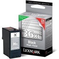 LEXMARK 36XL Black Ink Cartridge, Black