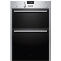 SIEMENS HB13MB521 Electric Double Oven - Stainless Steel & Black, Stainless Steel