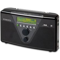 ROBERTS DuoLogic Portable DAB Radio - Black, Black