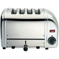 DUALIT 40352 Vario 4-Slice Toaster - Stainless Steel, Stainless Steel