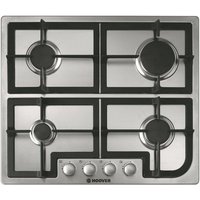 HOOVER HGH64SCX Gas Hob - Stainless Steel, Stainless Steel