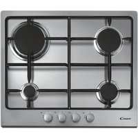 CANDY CPG64SPX Gas Hob - Stainless Steel, Stainless Steel