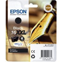 EPSON Pen & Crossword T1681 XXL Black Ink Cartridge, Black