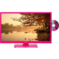 24" LOGIK L24HEDP15 LED TV With Built-in DVD Player - Pink, Pink