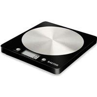 SALTER 1036 BKSSDR Disc Digital Kitchen Scales - Black, Black