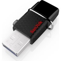 SANDISK Ultra Dual USB 3.0 OTG Memory Stick - 64 GB, Black, Black