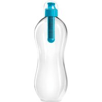 BOBBLE 1 Litre Water Bottle - Blue & Transparent, Blue