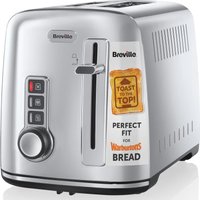 BREVILLE The Perfect Fit For Warburtons VTT570 2-Slice Toaster - Stainless Steel, Stainless Steel