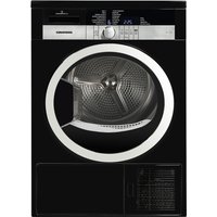 GRUNDIG GTN38250HGCB Heat Pump Tumble Dryer - Black, Black