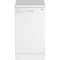 BEKO DFS05X10W Slimline Dishwasher - White, White