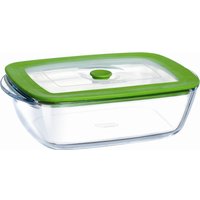PYREX Square 0.3-litre Dish With Lid - Clear
