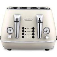 DELONGHI Distinta CTI4003.W 4-Slice Toaster - White, White
