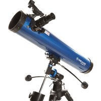 MEADE Polaris 76 EQ Reflector Telescope - Blue, Blue
