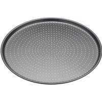 MASTER CLASS Crusty Bake Non-stick Pizza Tray - Stainless Steel, Stainless Steel