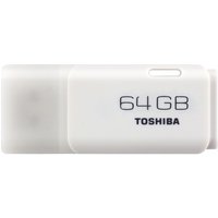 TOSHIBA TransMemory USB 3.0 Memory Stick - 64 GB, White, White