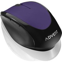 ADVENT AMWLPP15 Wireless Optical Mouse - Purple, Purple